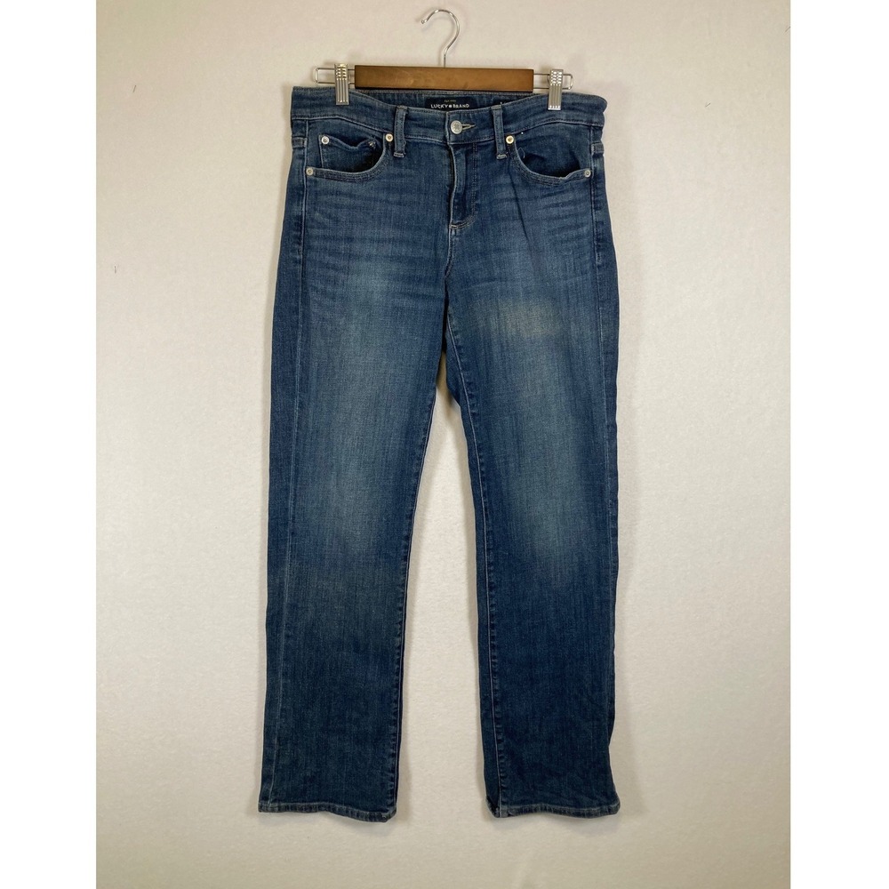 Classic Americana Lucky Brand Womens 8/29‎ Blue Easy Rider Straight Leg Jeans